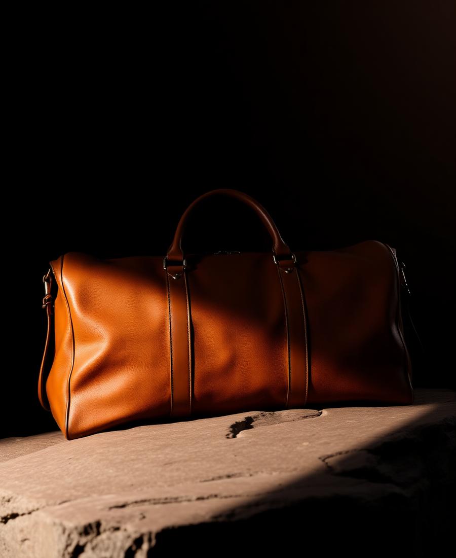 Voyager Weekender Duffel in Bridle Leather